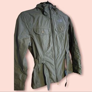 ✨ THE NORTH FACE ✨ like new winter jacket - x-small - grey/green